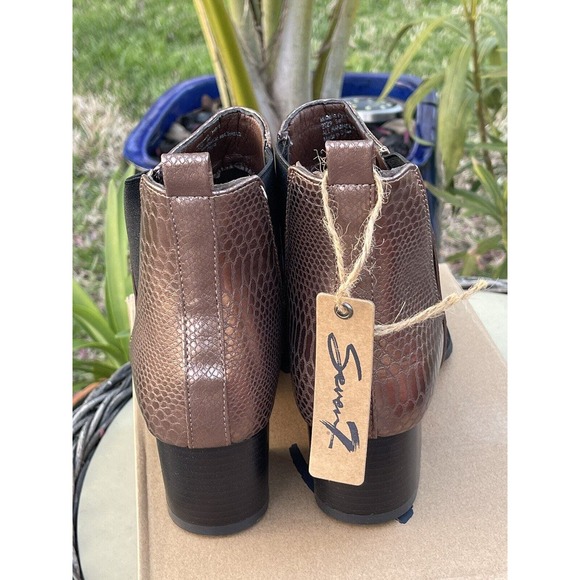 NEW! seven7footwear Madison Python Boot. Copper. Size 9. With Box & Tag. - Picture 3 of 6